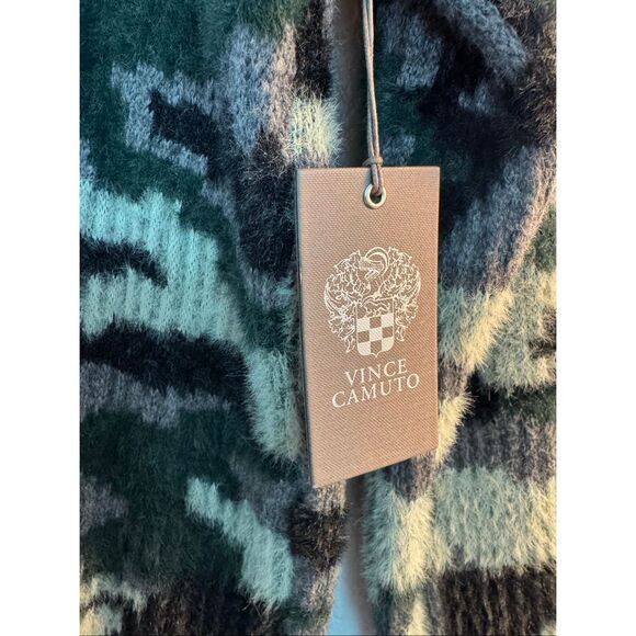 Vince Camuto Eyelash Camouflage Button Cardigan S - Picture 3 of 5